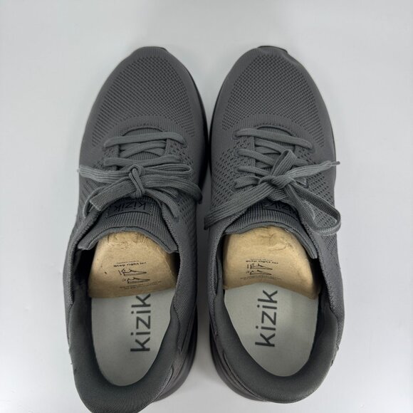 Kizik Lima Unisex Hands-Free Breathable Knit Sneakers Graphite Gray Size 10.5 main image 6